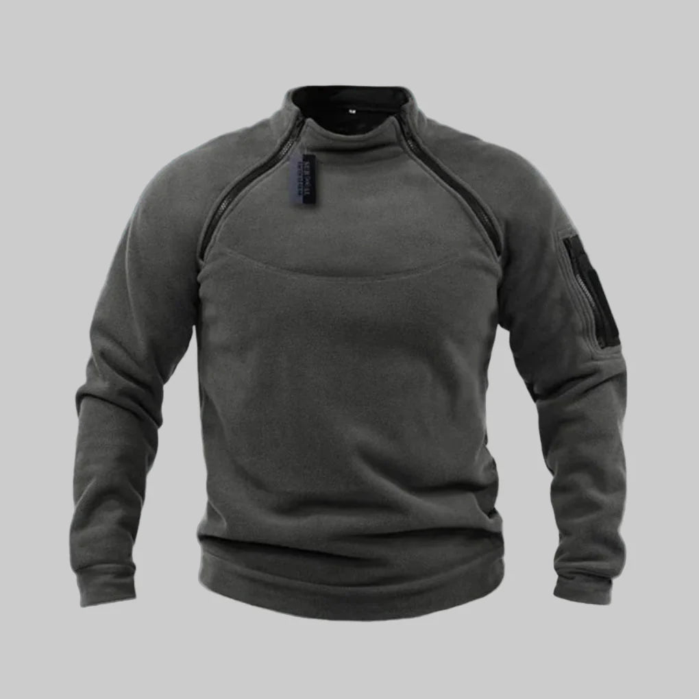 Men’s Tactical Fleece Pullover – Functional Layer for Outdoor & Field Use