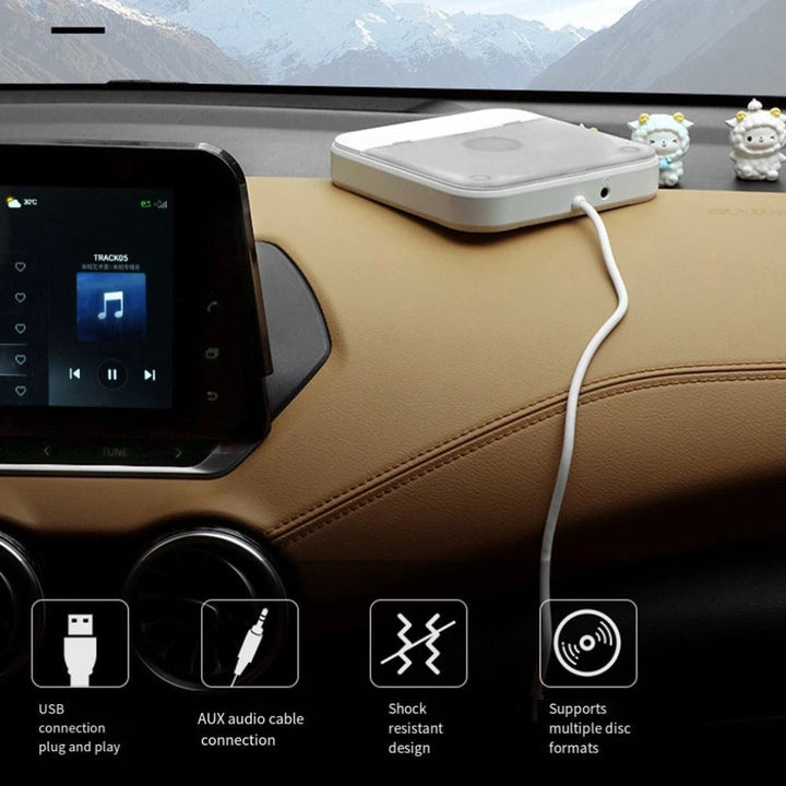 Portable Car CD Player – High-Quality Audio On the Go