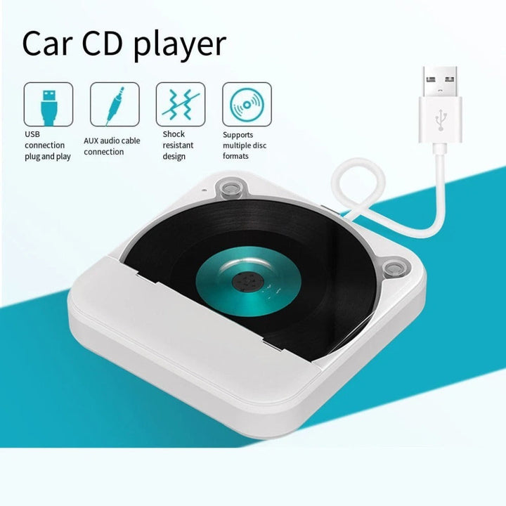 Portable Car CD Player – High-Quality Audio On the Go