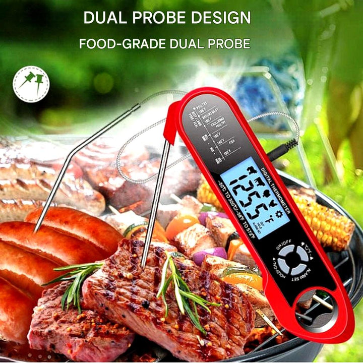 Digital Kitchen Thermometer – Instant Read with Alert and Hold Function