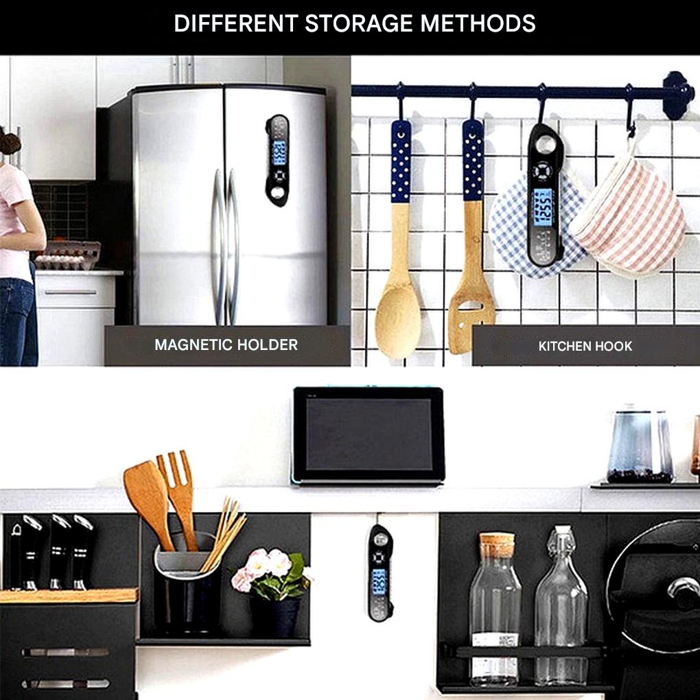 Digital Kitchen Thermometer – Instant Read with Alert and Hold Function