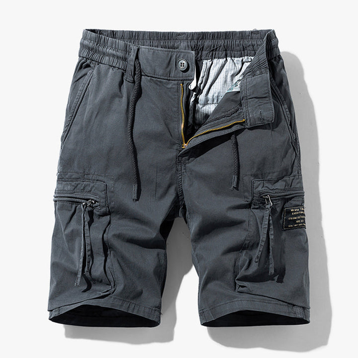Men’s Summer Cargo Shorts with Drawstring Waist
