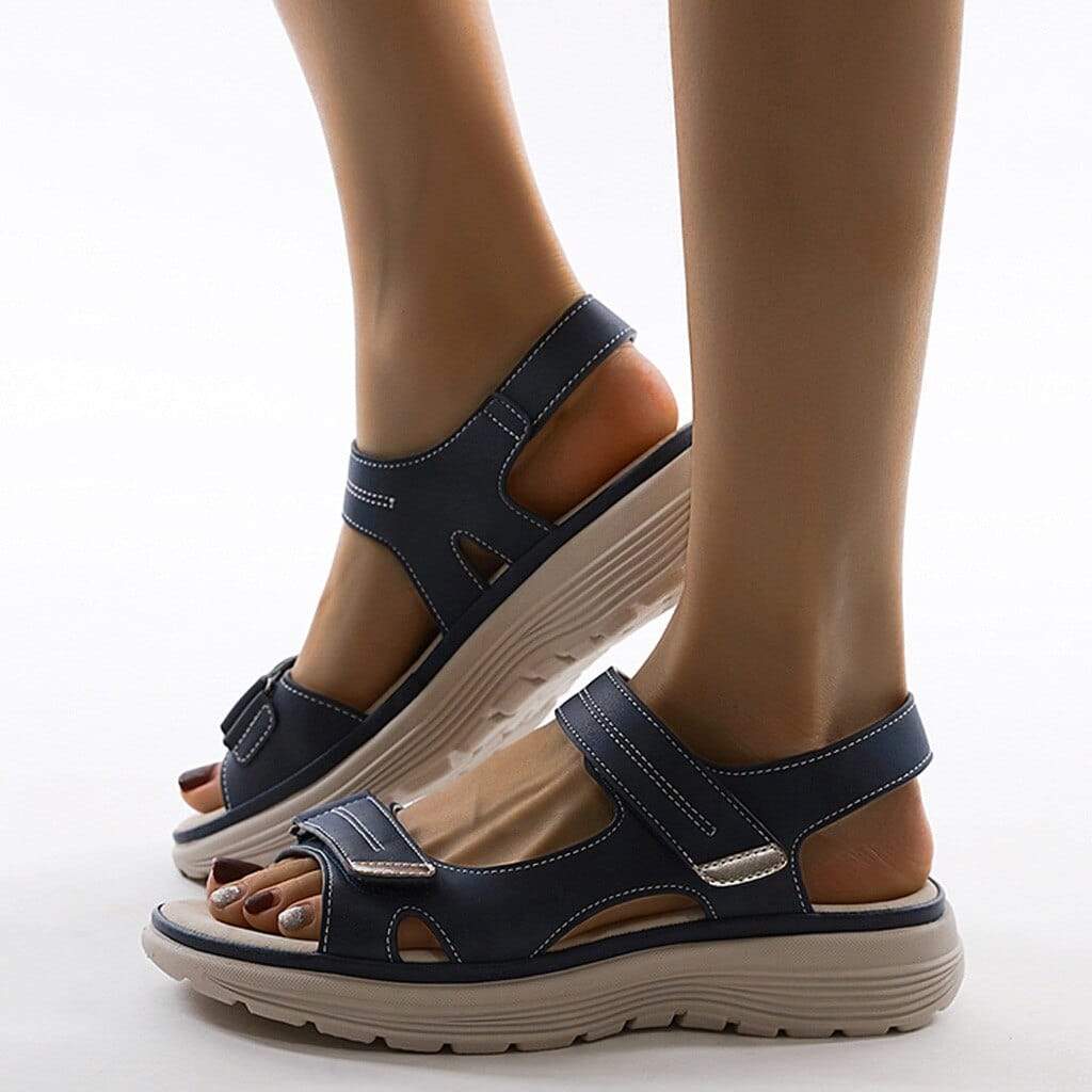 Women’s Platform Sandals with Two Adjustable Straps