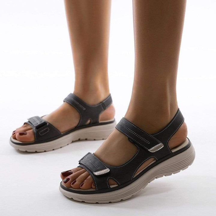Women’s Platform Sandals with Two Adjustable Straps